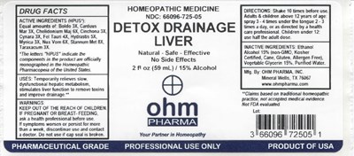 Detox Drainage Liver.jpg 2oz bottle label - Detox Drainage Liver